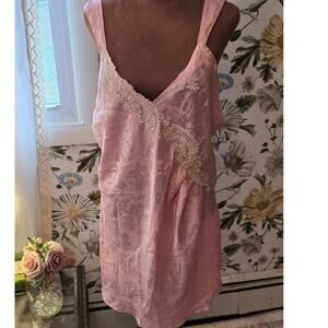 Vintage Victoria's Secret "Gold Label" Blush Pink Nightie Size Large